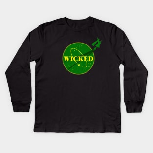 Wicked Witch Space Program | The Wizard Of Oz | Wicked The Musical Kids Long Sleeve T-Shirt